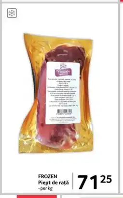 Selgros FROZEN Piept de rață Ofertă