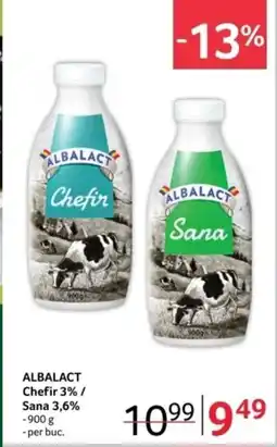 Selgros ALBALACT Chefir 3% / Sana 3,6% Ofertă