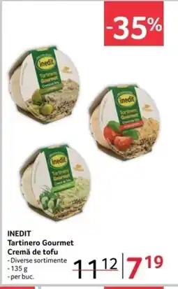 Selgros INEDIT Tartinero Gourmet Cremă de tofu Ofertă