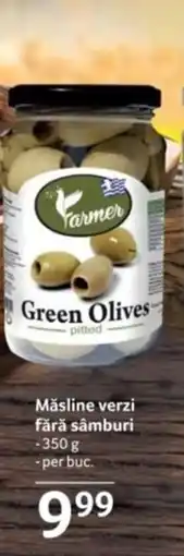Selgros Farmer Măsline verzi fără sâmburi Ofertă