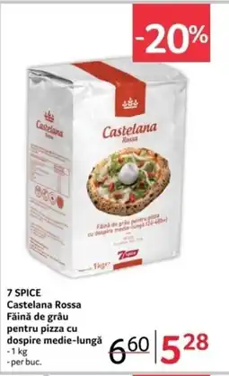 Selgros 7 SPICE Castelana Rossa Fǎinǎ de grâu pentru pizza cu dospire medie-lungă Ofertă