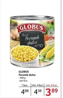 Selgros GLOBUS Perumb dulce Ofertă
