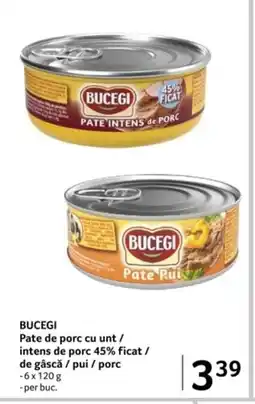 Selgros BUCEGI Pate de porc cu unt / intens de porc 45% ficat / de gâscă / pui / porc Ofertă