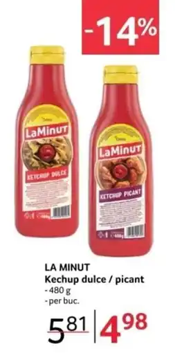 Selgros LA MINUT Kechup dulce / picant Ofertă