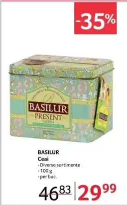 Selgros BASILUR Ceai Ofertă