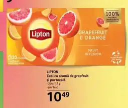 Selgros LIPTON Ceai cu aromă de grapfruit și portocală Ofertă