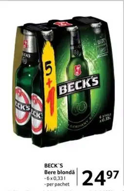 Selgros BECK'S Bere blondǎ Ofertă