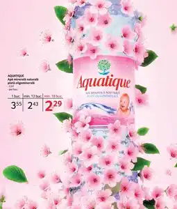 Selgros AQUATIQUE Apă minerală naturală plată oligominerală Ofertă