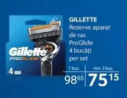 Selgros GILLETTE Rezerve aparat de ras ProGlide Ofertă