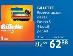 Selgros GILLETTE Rezerve aparat de ras Fusion 5 Ofertă