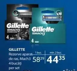 Selgros GILLETTE Rezerve aparat de ras, Mach3 Ofertă