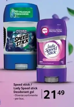 Selgros Speed stick/ Lady Speed stick Deodorant gel Ofertă