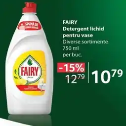 Selgros FAIRY Detergent lichid pentru vase Ofertă
