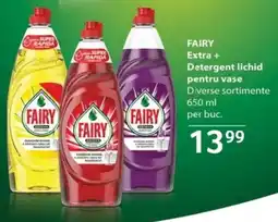 Selgros FAIRY Extra + Detergent lichid pentru vase Ofertă