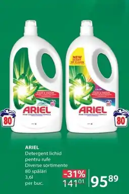 Selgros ARIEL Detergent lichid pentru rufe Ofertă