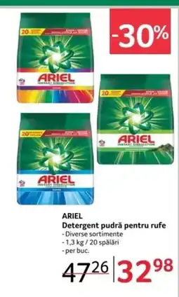 Selgros ARIEL Detergent pudră pentru rufe Ofertă