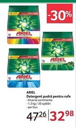 Selgros ARIEL Detergent pudră pentru rufe Ofertă