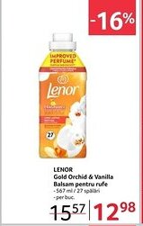 Selgros LENOR Gold Orchid & Vanilla Balsam pentru rufe Ofertă