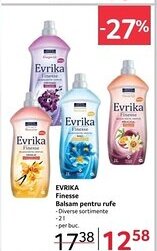 Selgros EVRIKA Finesse Balsam pentru rufe Ofertă