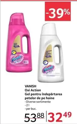 Selgros VANISH Oxi Action Gel pentru îndepărtarea petelor de pe haine Ofertă