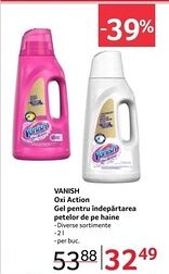 Selgros VANISH Oxi Action Gel pentru îndepărtarea petelor de pe haine Ofertă