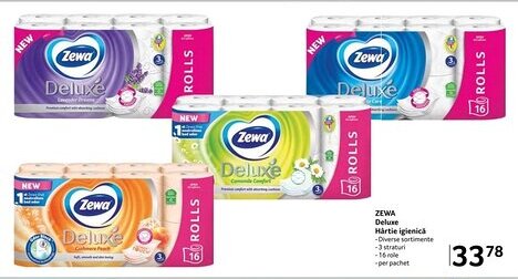 Selgros ZEWA Deluxe Hârtie igienicǎ Ofertă