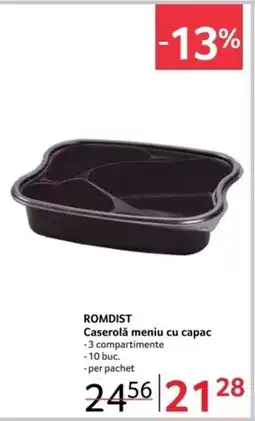 Selgros ROMDIST Caserolǎ meniu cu capac Ofertă