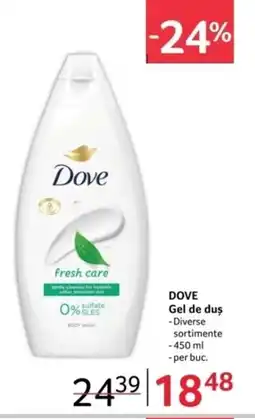 Selgros DOVE Gel de duş Ofertă