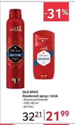 Selgros OLD SPICE Deodorant spray / stick Ofertă