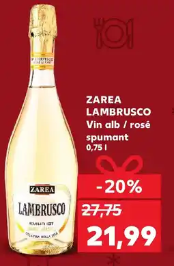 Kaufland ZAREA LAMBRUSCO Vin alb / rosé spumant Ofertă