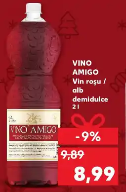 Kaufland VINO AMIGO Vin roşu / alb demidulce Ofertă