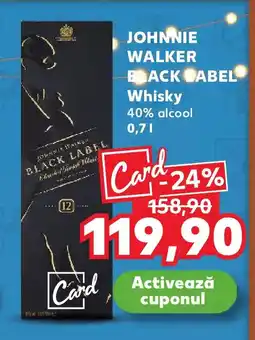 Kaufland JOHNNIE WALKER Black Label Whisky Ofertă