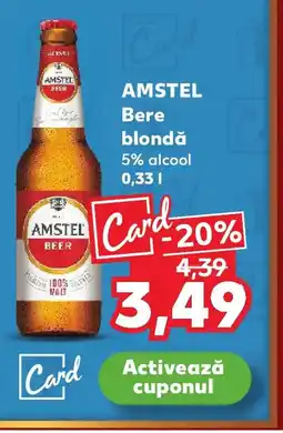 Kaufland AMSTEL Bere blondă Ofertă