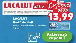 Kaufland LACALUT Pastă de dinţi Ofertă
