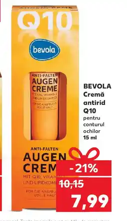 Kaufland BEVOLA Cremă antirid Q10 Ofertă