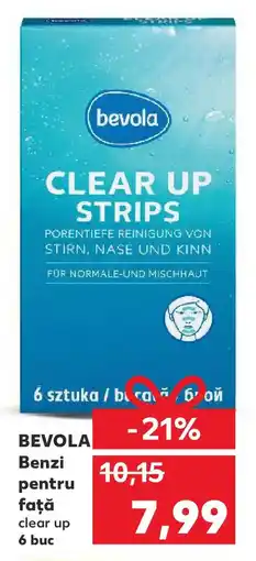 Kaufland BEVOLA Benzi pentru faţă Ofertă