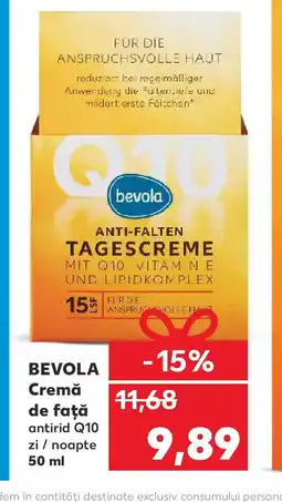 Kaufland BEVOLA Cremă de faţă antirid Q10 Ofertă