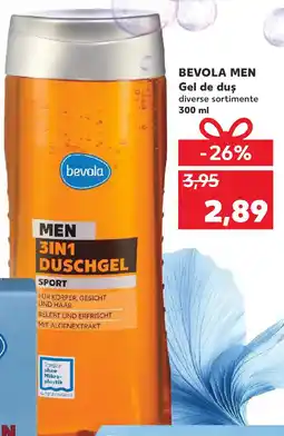 Kaufland BEVOLA Men Gel de duş Ofertă