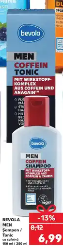 Kaufland BEVOLA Men Șampon / Tonic cu cafeină Ofertă