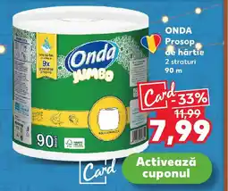Kaufland ONDA Prosop de hârtie Ofertă