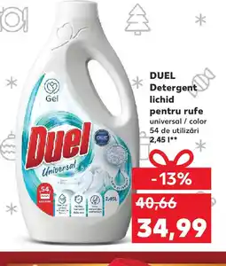 Kaufland DUEL Detergent lichid pentru rufe Ofertă