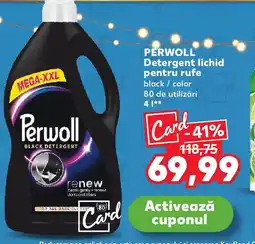 Kaufland PERWOLL Detergent lichid pentru rufe Ofertă
