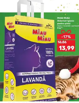 Kaufland MIAU MIAU Asternut igienic pentru pisici Ofertă