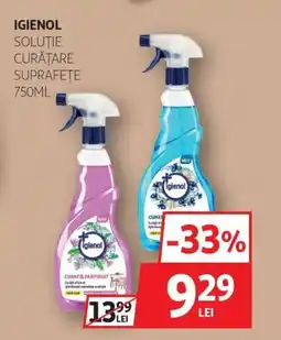 Auchan IGIENOL Soluţie curăţare suprafeţe Ofertă