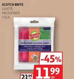 Auchan Scotch Brite Lavete microfibră Ofertă