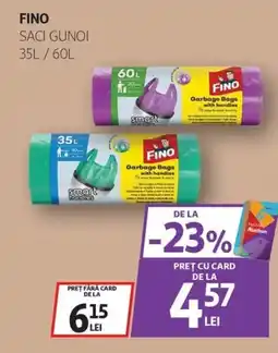 Auchan FINO Saci gunoi Ofertă