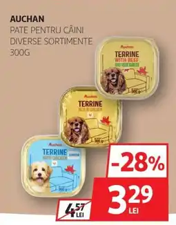 Auchan Auchan Pate pentru câini Ofertă