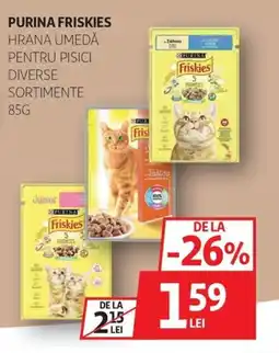 Auchan Purina Friskies hrana umedă pentru pisici Ofertă