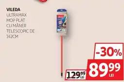 Auchan VILEDA Ultramax mop plat cu mâner Ofertă