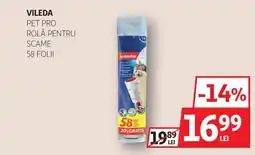 Auchan VILEDA Pet pro rolă pentru scame Ofertă